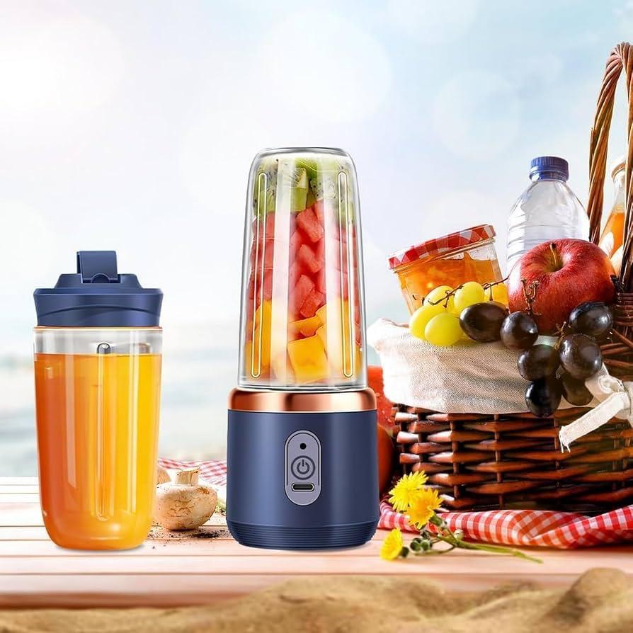 4-in-1 Mini Portable USB Juicer & Smoothie Maker | Fresh Juice On The Go (400ml)