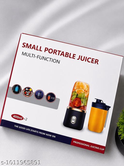 4-in-1 Mini Portable USB Juicer & Smoothie Maker | Fresh Juice On The Go (400ml)