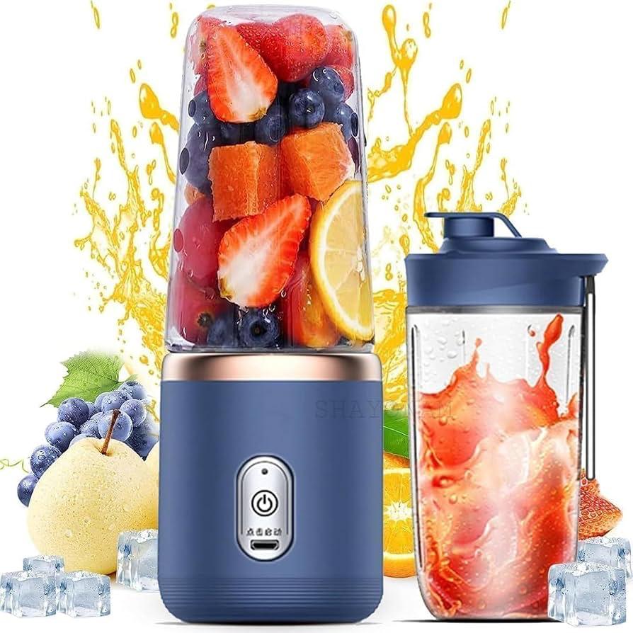 4-in-1 Mini Portable USB Juicer & Smoothie Maker | Fresh Juice On The Go (400ml)