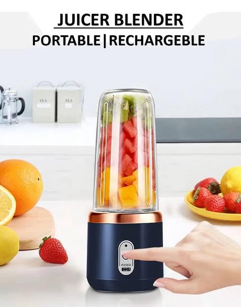 4-in-1 Mini Portable USB Juicer & Smoothie Maker | Fresh Juice On The Go (400ml)