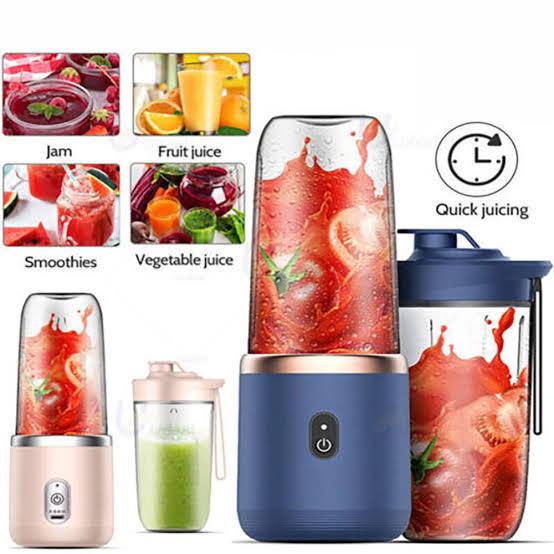 4-in-1 Mini Portable USB Juicer & Smoothie Maker | Fresh Juice On The Go (400ml)