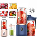 4-in-1 Mini Portable USB Juicer & Smoothie Maker | Fresh Juice On The Go (400ml)