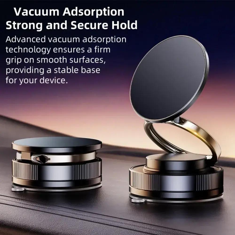 Advanced Vacuum Suction Car Phone Holder – Stable & Sleek Design