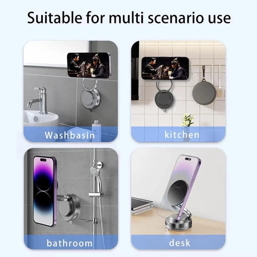 Advanced Vacuum Suction Car Phone Holder – Stable & Sleek Design