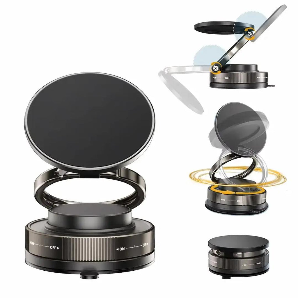 Advanced Vacuum Suction Car Phone Holder – Stable & Sleek Design